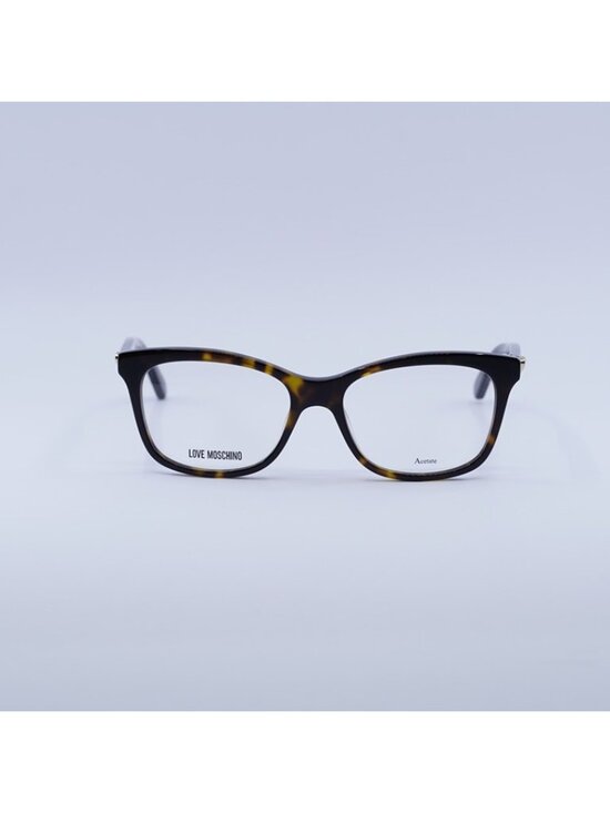 Moschino MOL517 0086 00 Eyeglasses Havana 52mm Square Frame main image 6